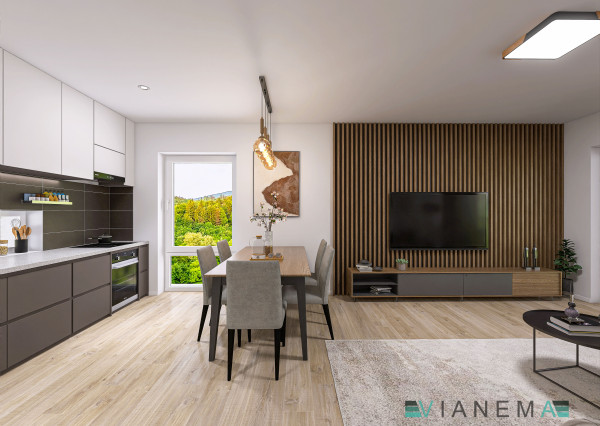 IBA U NÁS! Novostavba 3i bytu v krásnom prostredí, 84m2, PB