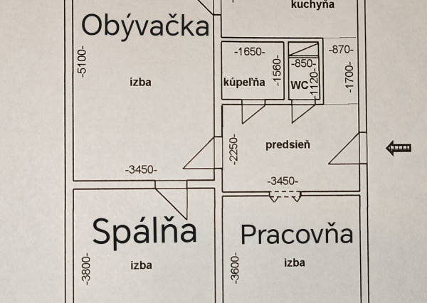 NA PREDAJ! 3 izbový byt v pôvodnom stave - Karola Adlera