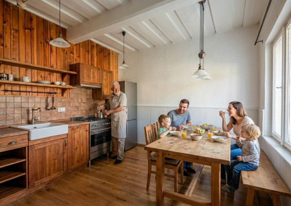 IBA U NÁS: Na predaj staršia drevenica – rodinný dom Mošovce