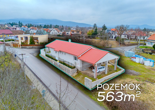 IBA U NÁS! Novostavba 4i. bungalov BYSTRIČANY okr. Prievidza