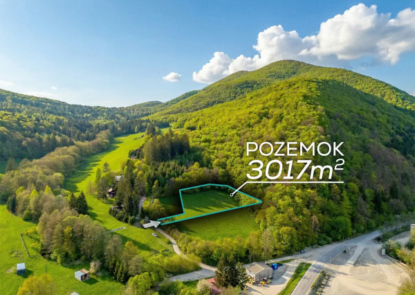 IBA U NÁS! Stavebný pozemok na chatu s výhľadom nad Belušou