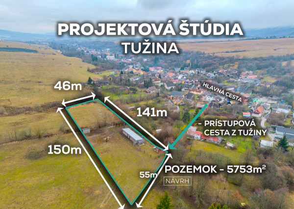 IBA U NÁS!Na predaj stavebné pozemky od 462m2, Tužina okr.PD
