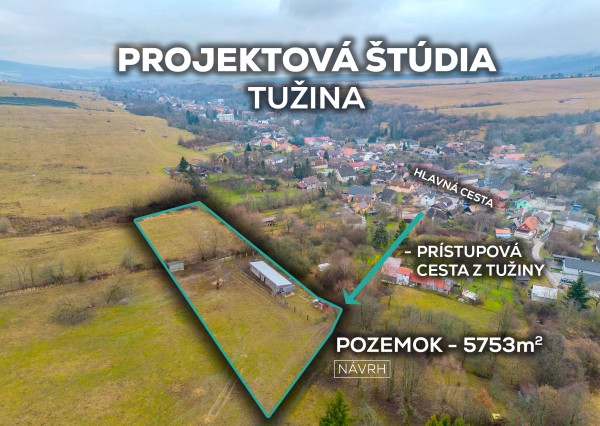 IBA U NÁS!Na predaj stavebné pozemky od 462m2, Tužina okr.PD