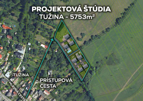 IBA U NÁS!Na predaj stavebné pozemky od 462m2, Tužina okr.PD