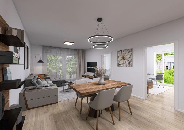 IBA U NÁS! Byt s benefitmi domu, 4i, terasa a pozemok 450m2