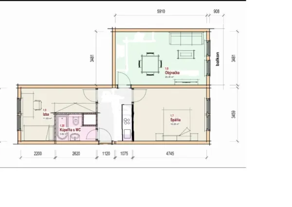 NA PREDAJ! 2i byt, Bratislava, Ružinov-Pošeň, Čmelíková ul.