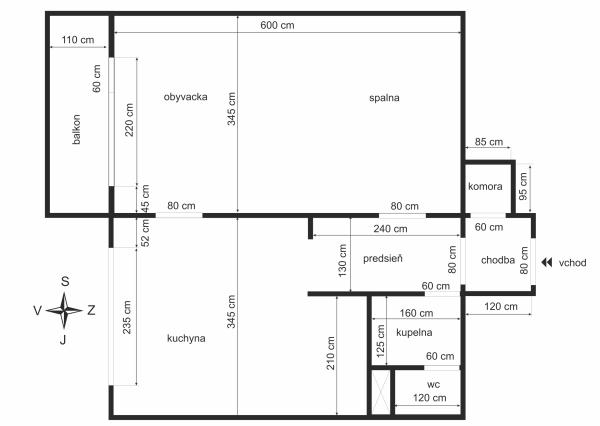 IBA U NÁS! Väčší 1i byt v Tvrdošíne – Sídlisko Medvedzie