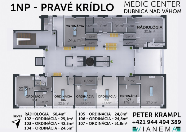 Lekárske ambulancie na predaj,Dubnica nad Váhom