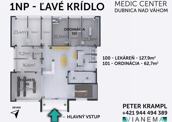 Lekárske ambulancie na predaj,Dubnica nad Váhom