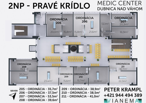 Lekárske ambulancie na predaj,Dubnica nad Váhom