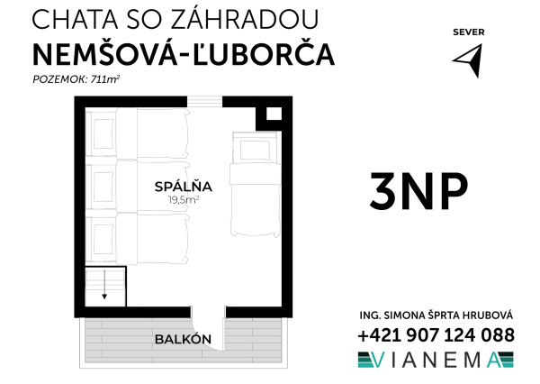 IBA U NÁS! Na predaj záhradná chatka so záhradou, 711 m2,Nemšová-Ľuborča