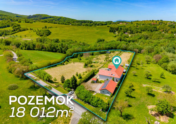 IBA U NÁS!Rodinný 6i dom-sídlo, 9008m2 pozemok, Nová Baňa