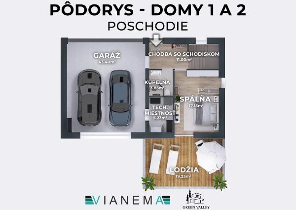 Novostavba 4i rodinného dom, Sladkovičová, Považská Bystrica