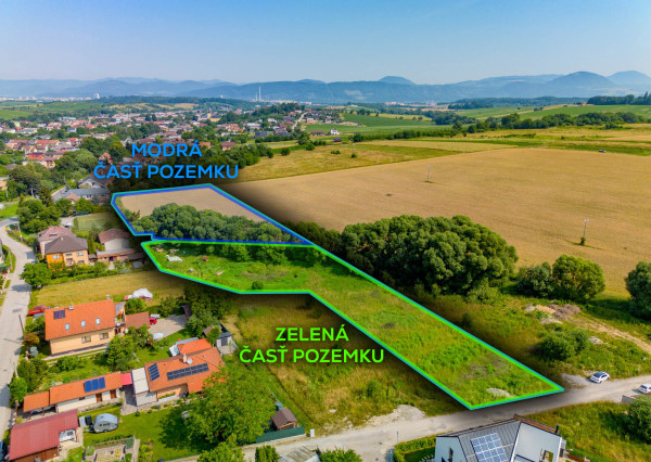 Na predaj stavebný pozemok na vilu aj podnikanie – 9837m²