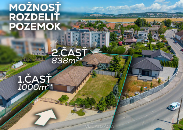 Na predaj veľký 4i dom, s 2-garážou, 1838m2, Tr. Stankovce