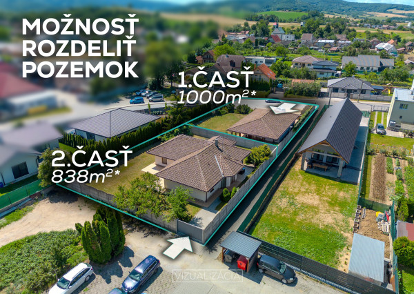 Na predaj veľký 4i dom, s 2-garážou, 1838m2, Tr. Stankovce