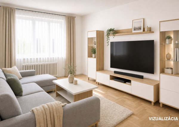 Na predaj: 2-izbový byt Zvolen - centrum (56 m²)