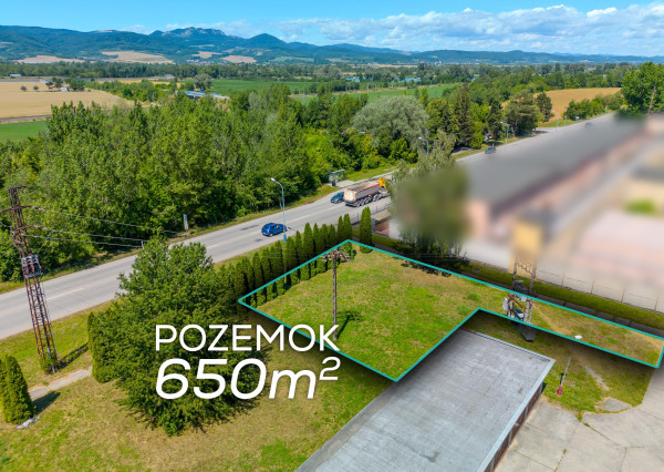 Komerčný stavebný pozemok 650 m² | Dubnica nad Váhom