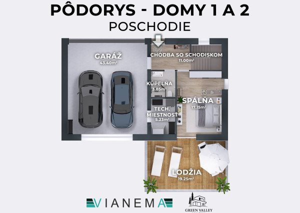 Novostavba 4i rodinného dom, Sladkovičová, Považská Bystrica