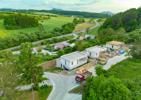 Novostavba 4i rodinného dom, Sladkovičová, Považská Bystrica