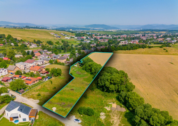 Na predaj stavebný pozemok 4 598 m² – Višňové pri Žiline