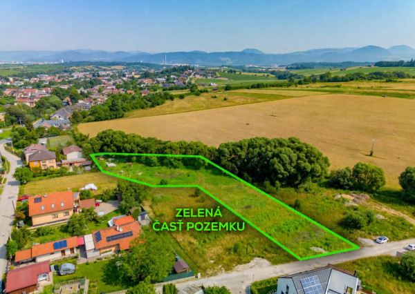 Na predaj stavebný pozemok 4 598 m² – Višňové pri Žiline