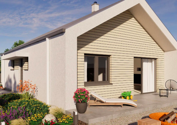 Na predaj 4i rodinný dom 81m2 v projekte Medné House, LR