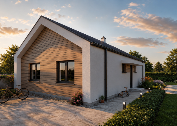 Na predaj 4i rodinný dom 81m2 v projekte Medné House, LR