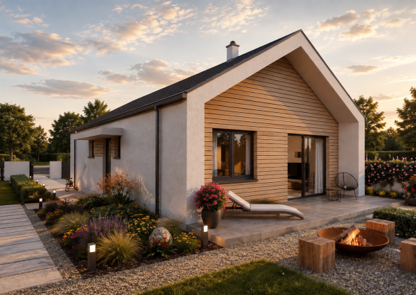 Na predaj 4i rodinný dom 81m2 v projekte Medné House, LR