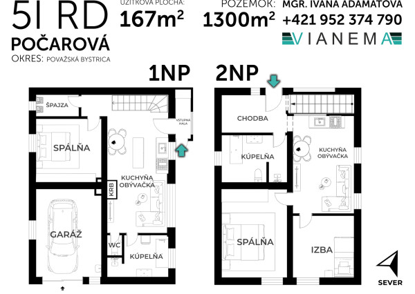 Nadštandardný 5-izbový dom s garážou a pozemkom 1 300 m²