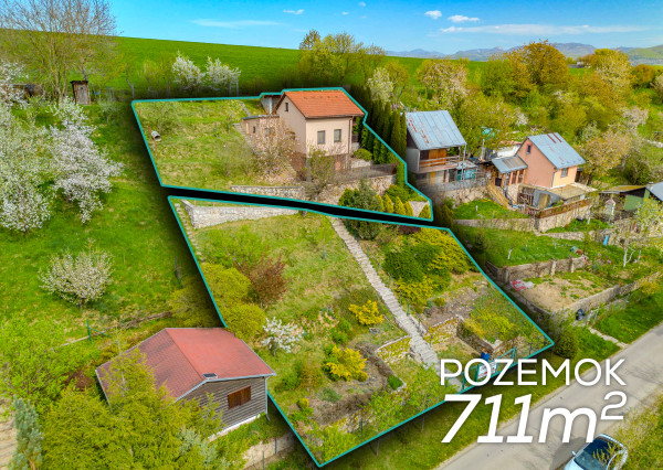 Útulná chatka s pozemkom 711 m² v Nemšovej – Ľuborča