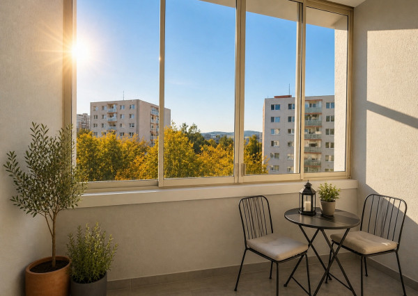 Bývanie s výhľadom 3-izbový byt 68 m² + balkón, PB Rozkvet