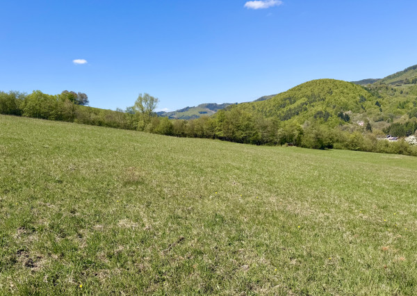 Väčší rekreačný pozemok s výhľadom nad obcou Zubák, o.Púchov
