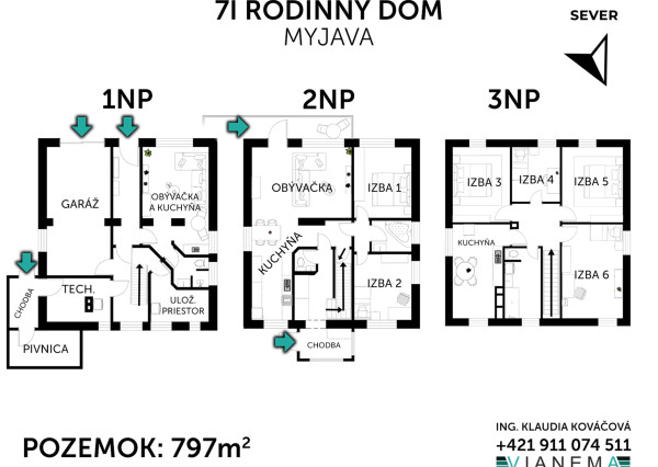 Priestranný rodinný dom s veľkým potenciálom |216 m² MYJAVA|