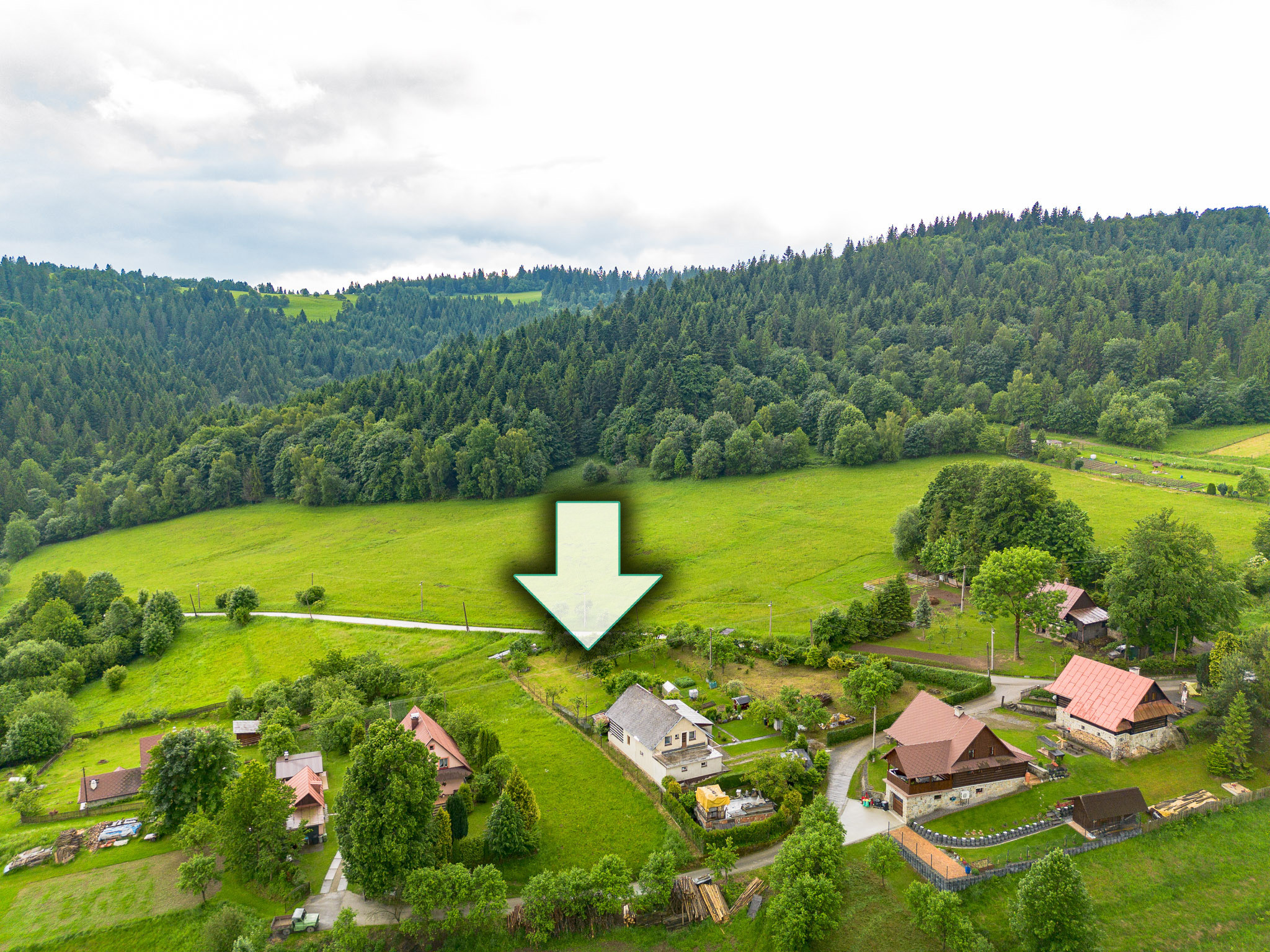 IBA U NÁS! Stavebný pozemok v obci Čierne, Čadca - 640 m²