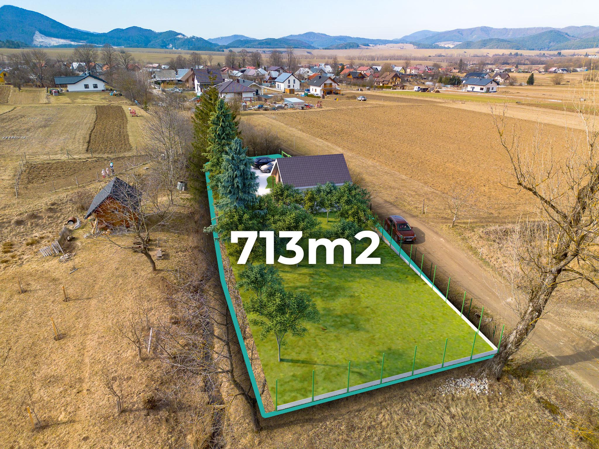 IBA U NÁS! na predaj pozemok v obci Ďurčina, okres Žilina