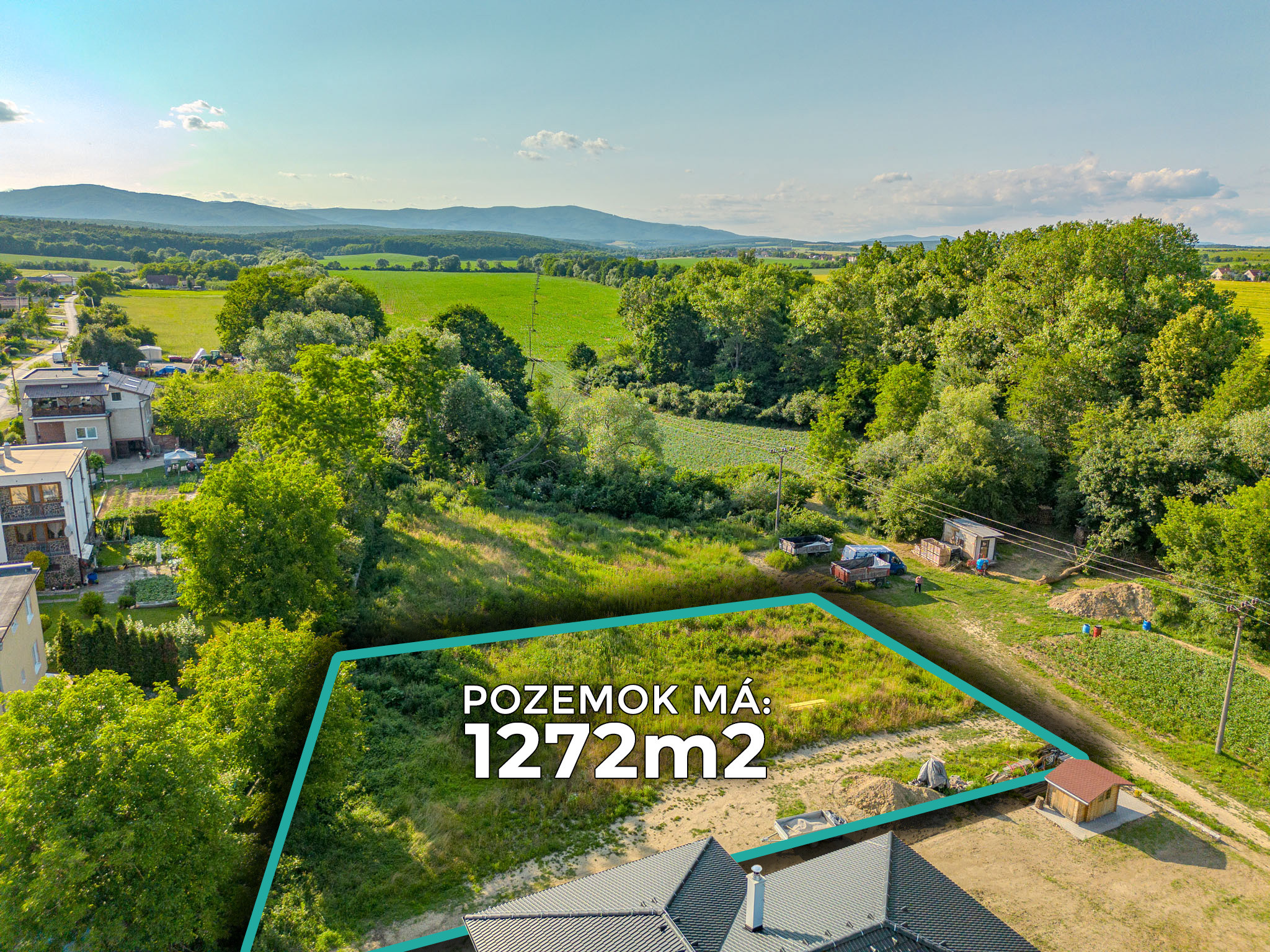 IBA U NÁS! Pozemok na dom v prírodnom prostredí obce Šišov