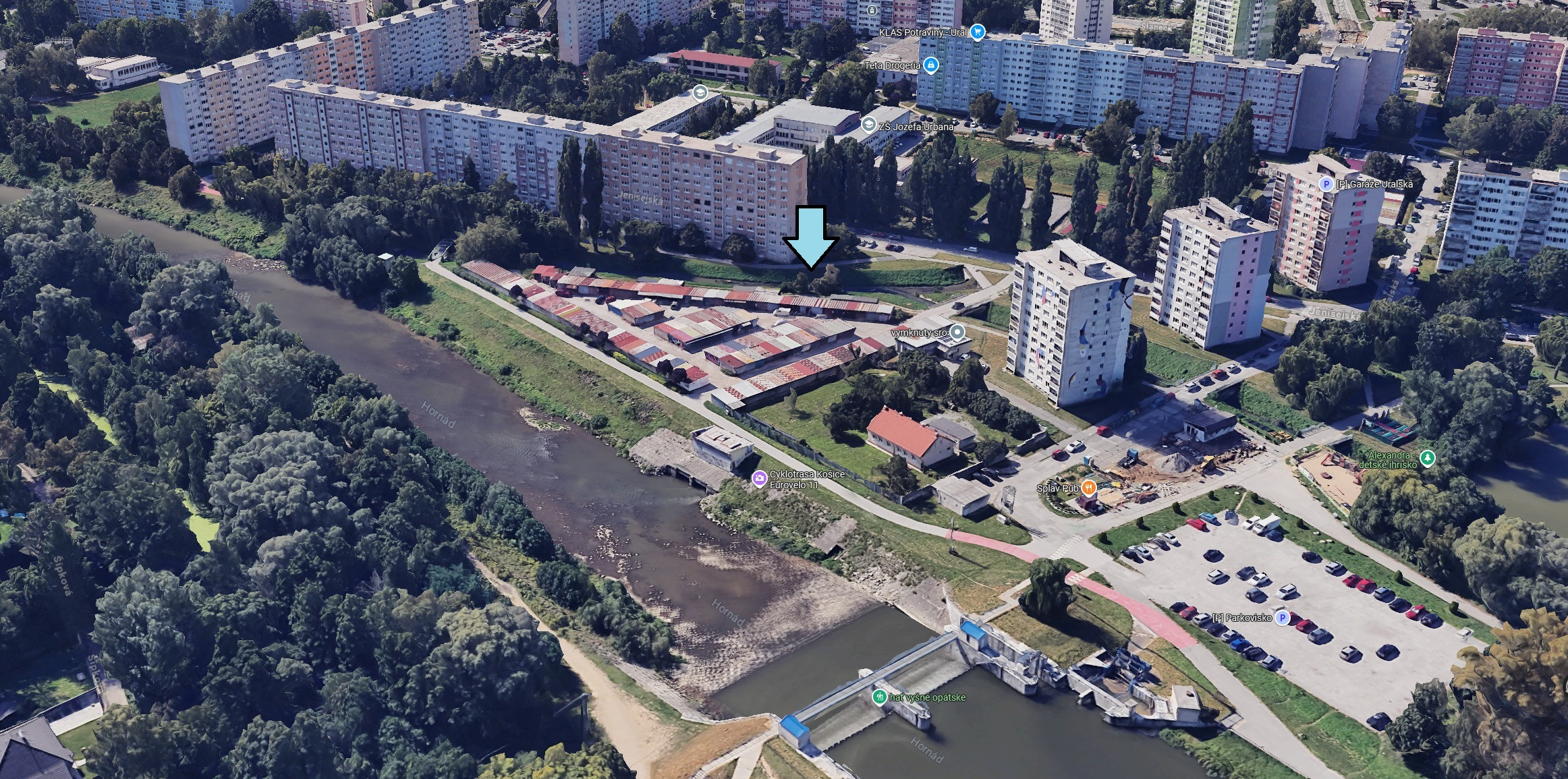 NA PREDAJ! murovaná garáž v meste Košice, Nad jazerom