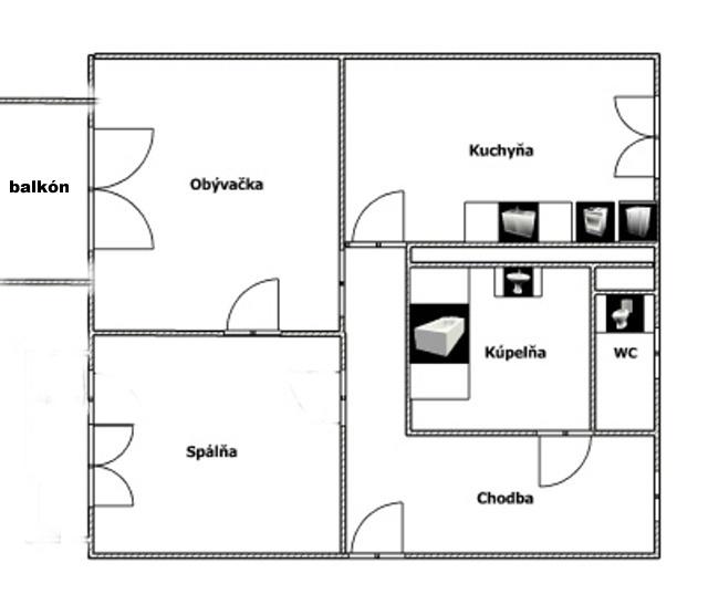 PRIPRAVUJEME Na predaj  2-izbový byt s balkónom, Košice