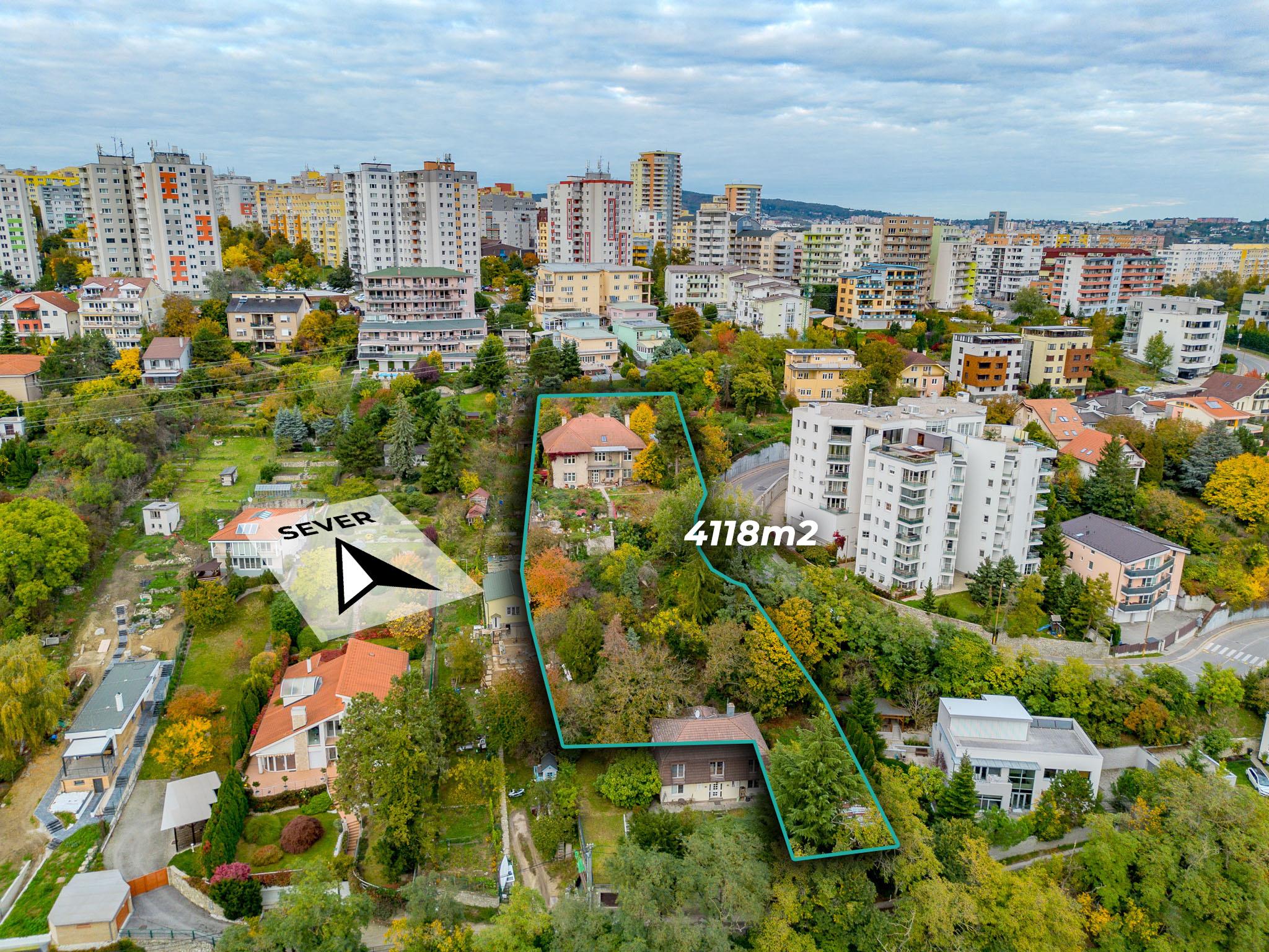 IBA U NÁS: Projekt vila / bytové domy, BA-Karlova Ves