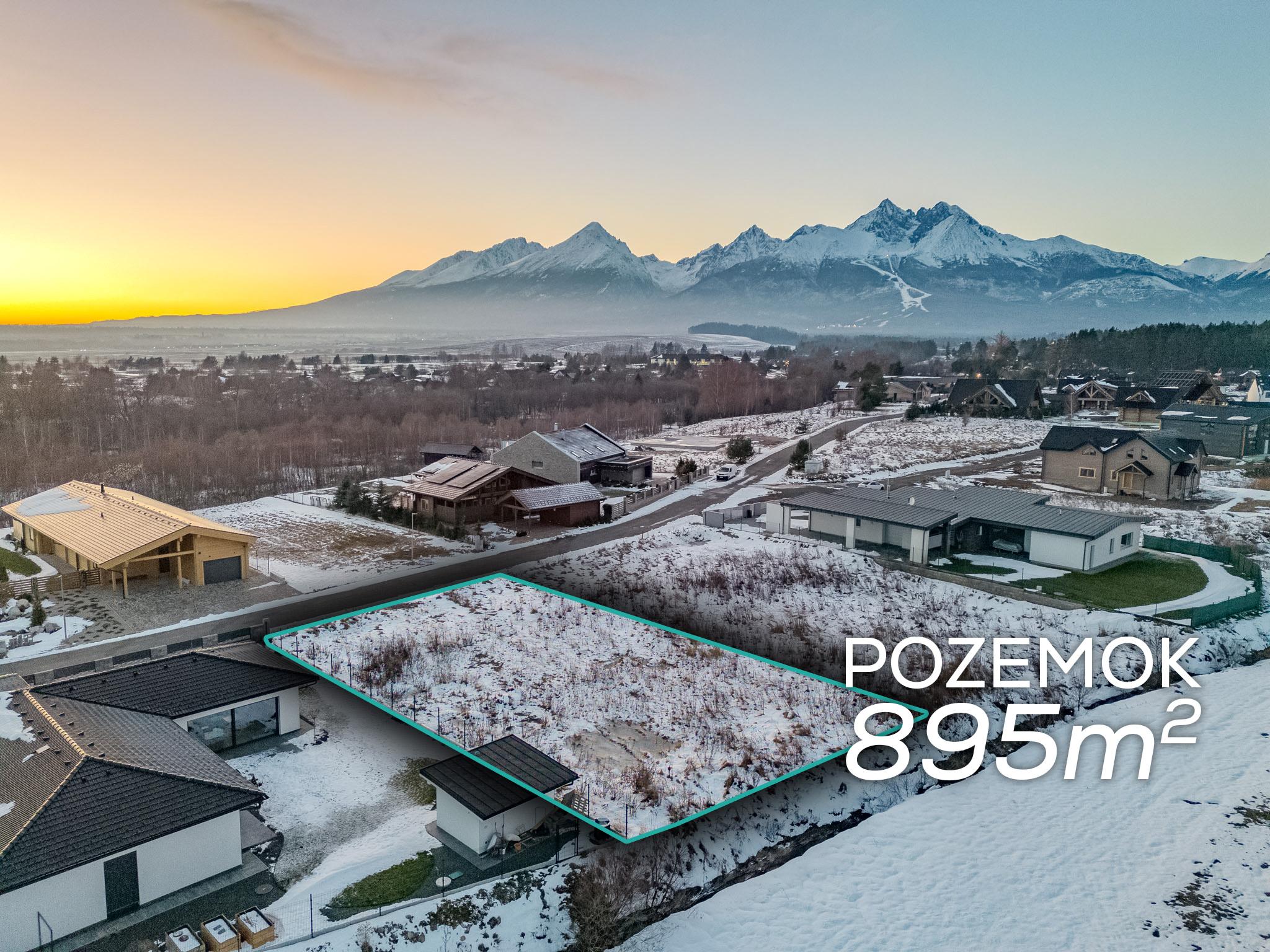 IBA U NÁS! Slnečný stavebný pozemok vo Veľkej Lomnici