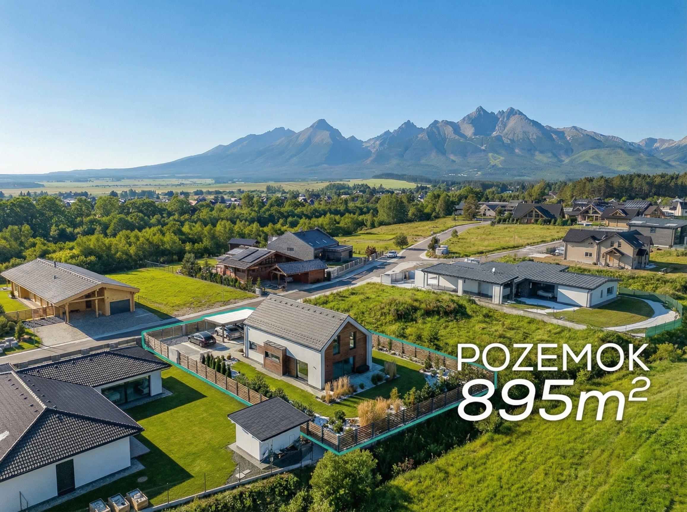 IBA U NÁS! Jedinečný stavebný pozemok vo Veľkej Lomnici