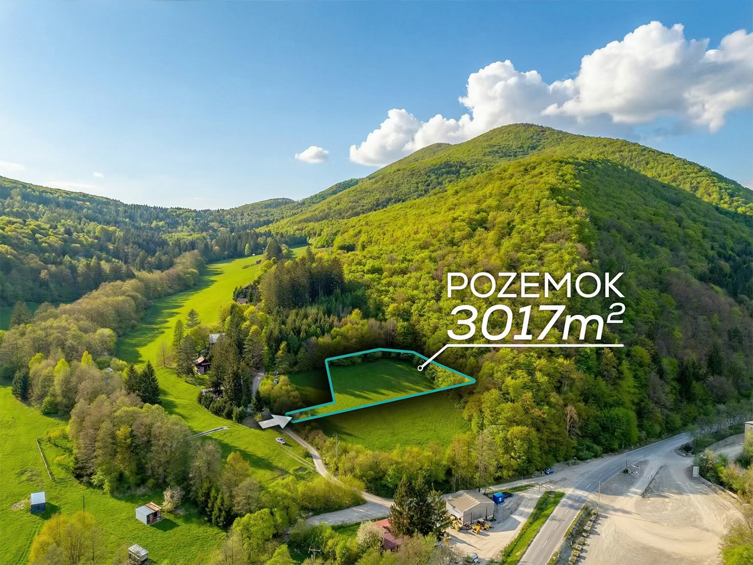 IBA U NÁS! Stavebný pozemok na chatu s výhľadom nad Belušou