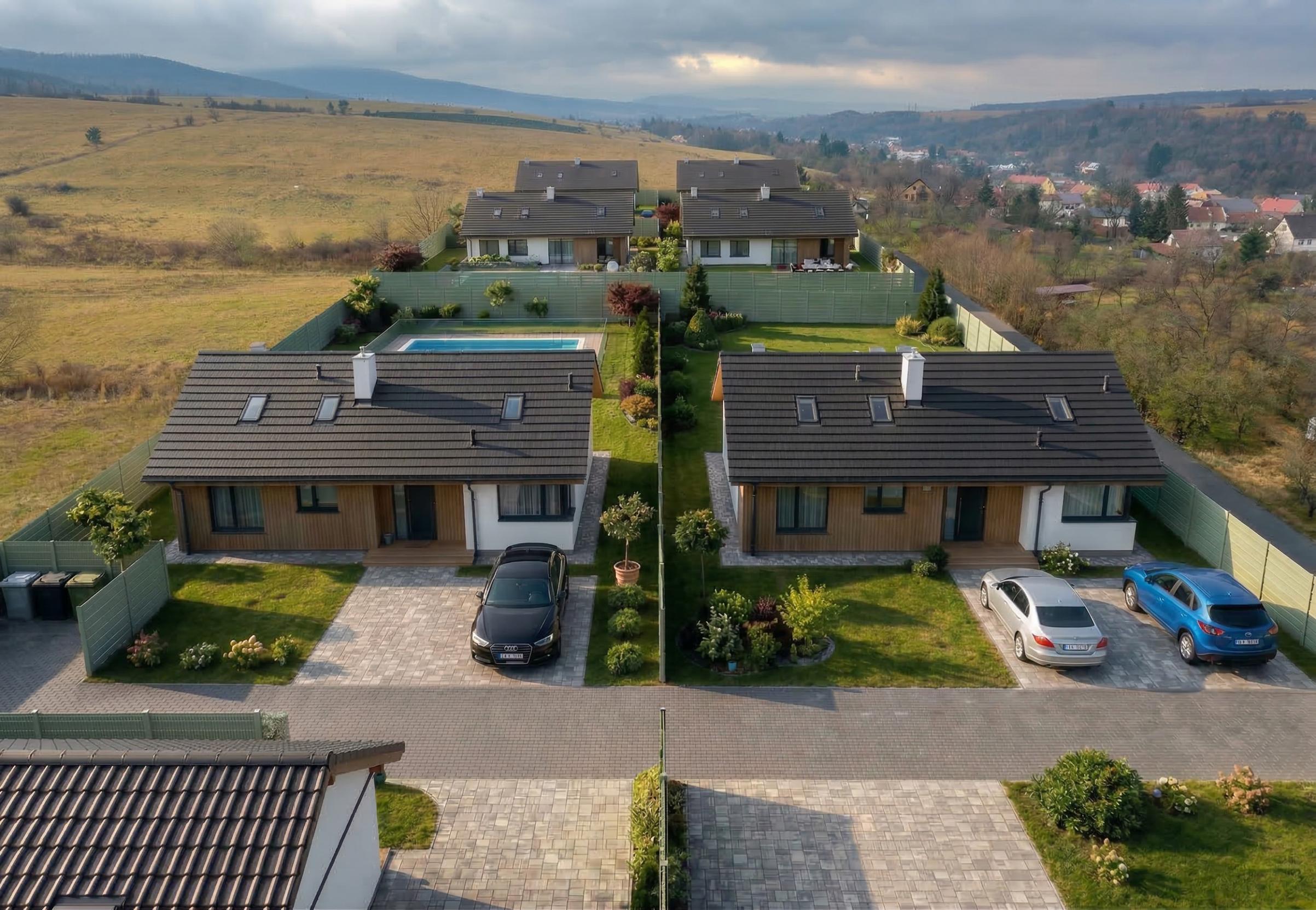 Na predaj stavebné pozemky od 462 m2, Tužina, Prievidza