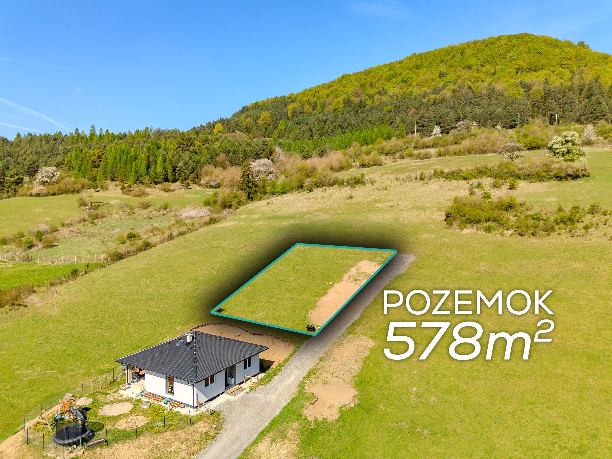 IBA U NÁS! Krásny stavebný pozemok, 578m2, Prečín, PB