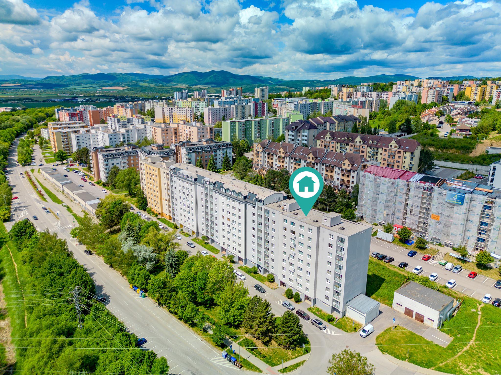 IBA U NÁS! Slnečný 3-izbový byt, 65 m2, Trenčín - JUH.