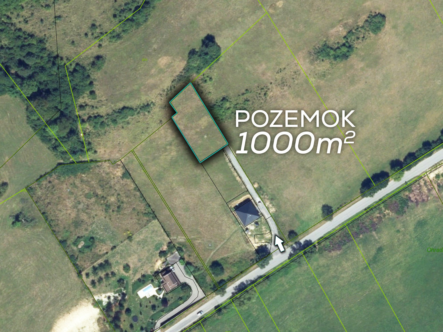 Veľký slnečný pozemok, 1.000m2, Prečín, PB