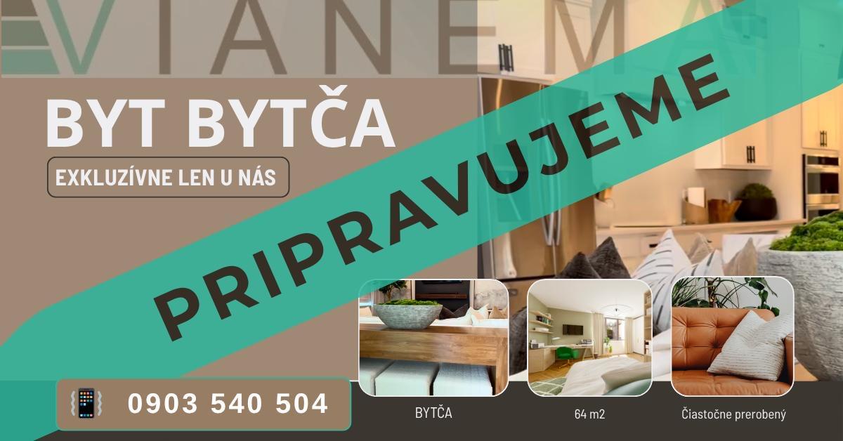 PRIPRAVUJEME! PREDAJ 2-izbový BYT centrum Bytča, BY
