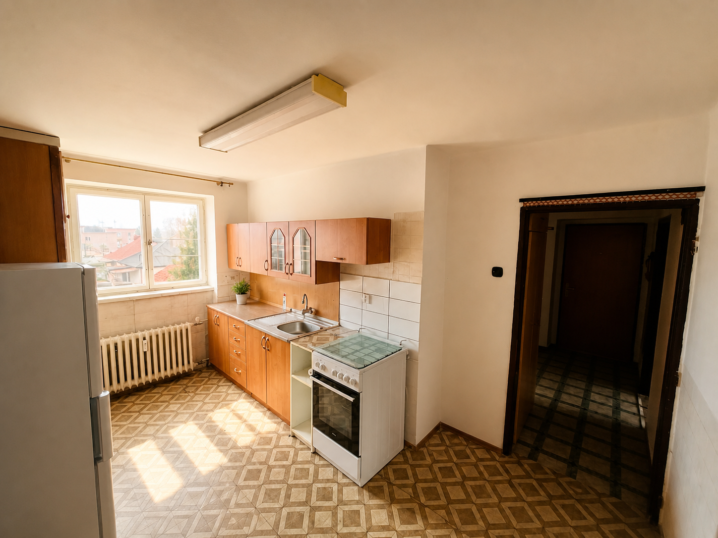 Na predaj 2 izbový tehlový byt, balkón, pôvodný st., Humenné
