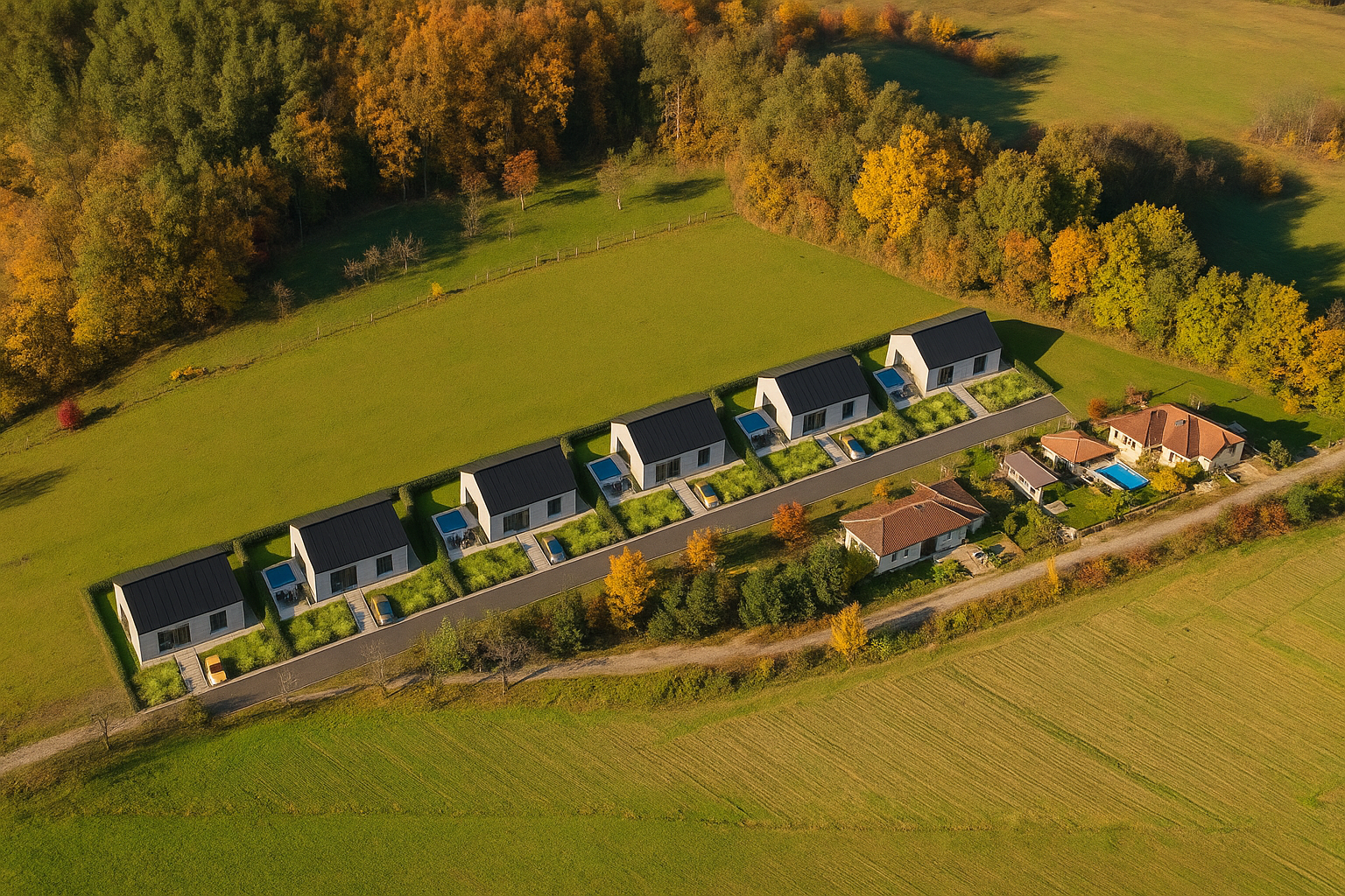 Na predaj 4i rodinný dom 81m2 v projekte Medné House, LR